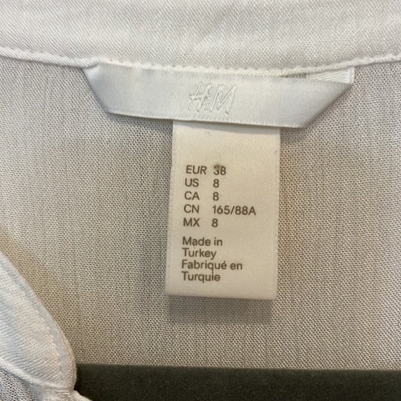 H&M White Blouse. - Picture 4 of 6
